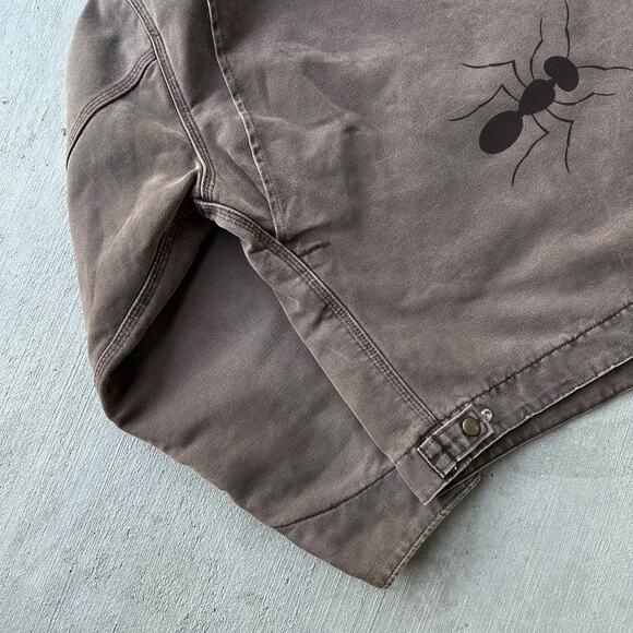 Vintage Y2K Carhartt brown Detroit work wear jacket - Picture 7 of 8